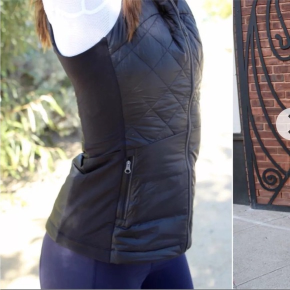 Lululemon Down For a Run vest black Sz 6 - Picture 5 of 11